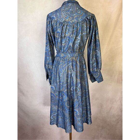 Vintage Dress Paisley Print - Picture 3 of 3